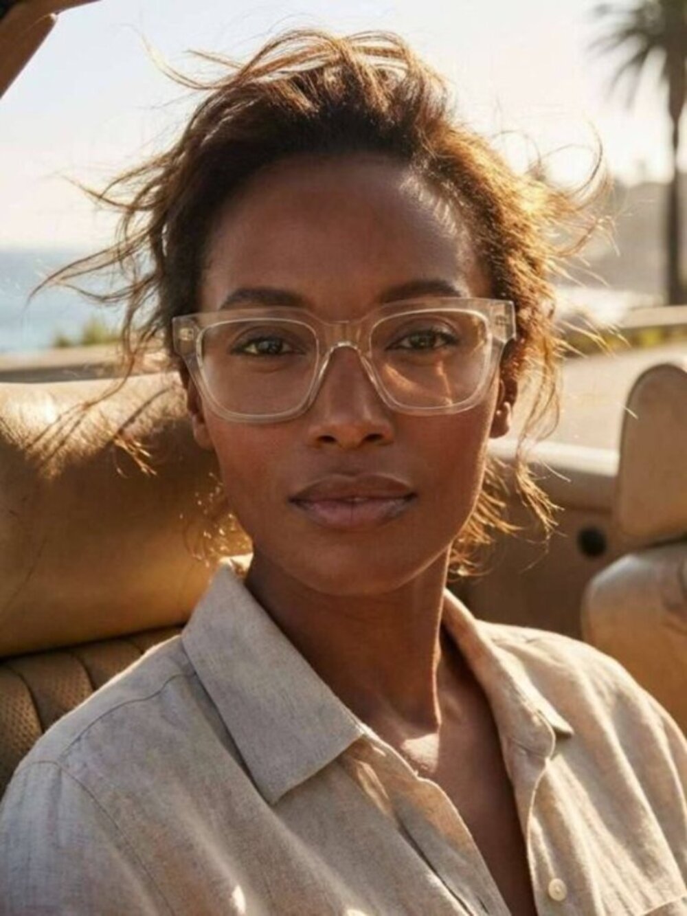 Saint Laurent SL804 002 Square Eyeglasses – Havana 51mm - Picture 3 of 10